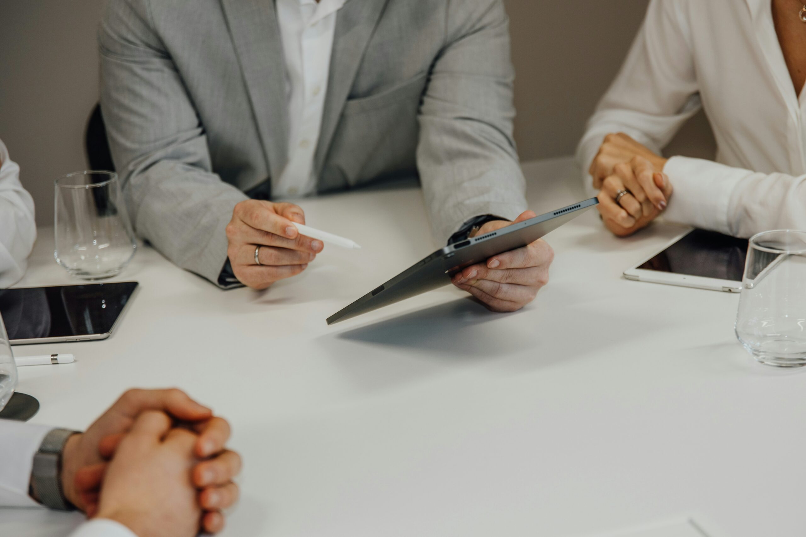 A team finding ways to increase sales in telecom company operations