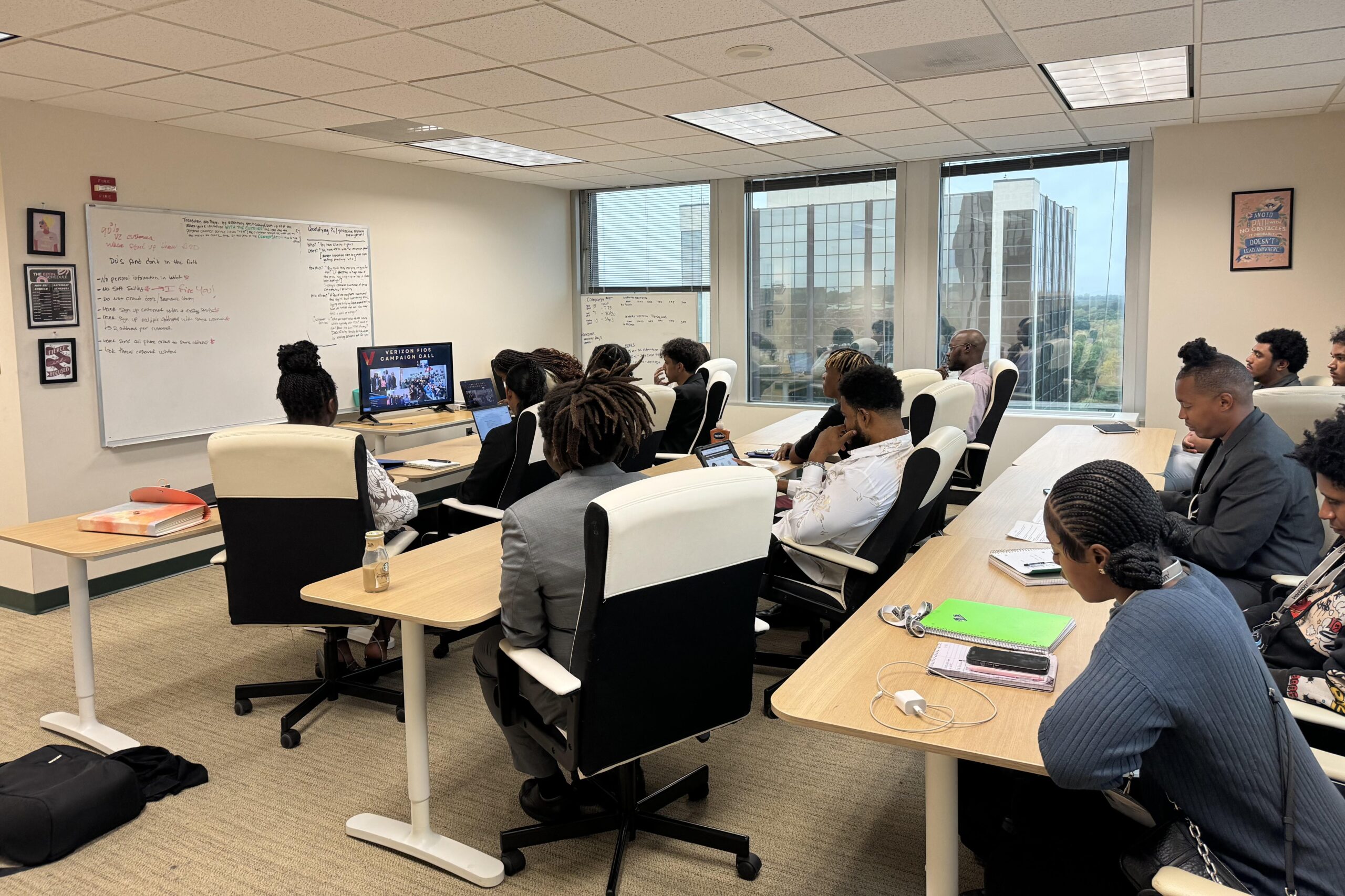 Team members demonstrating integrity, collaboration, and professionalism in the workplace.